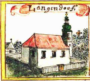 Langendorf - Kościół, widok ogólny